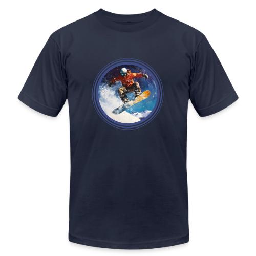 Snowboarding Rush - Unisex Jersey T-Shirt by Bella + Canvas