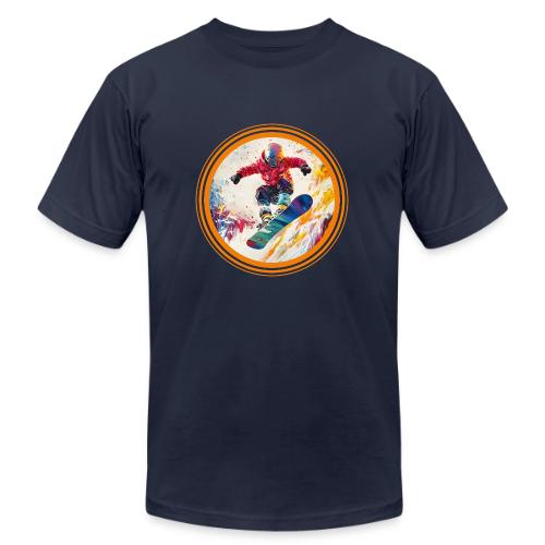 Snowboarding Horizon - Unisex Jersey T-Shirt by Bella + Canvas