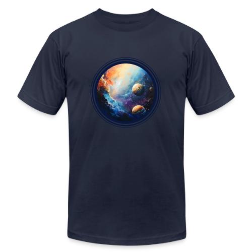 Nebula of Planets - Unisex Jersey T-Shirt by Bella + Canvas