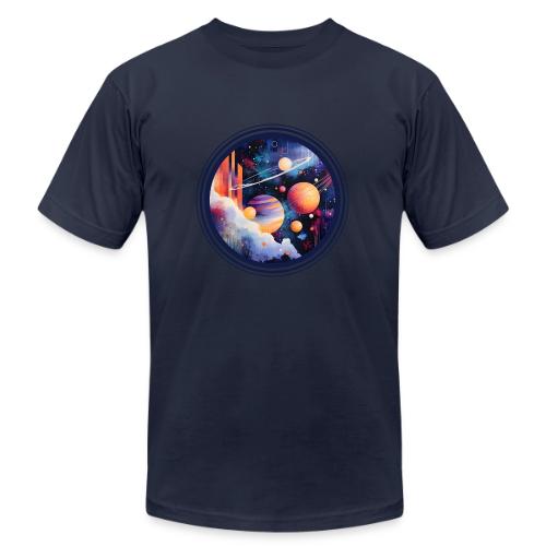 Floating Planetscape - Unisex Jersey T-Shirt by Bella + Canvas