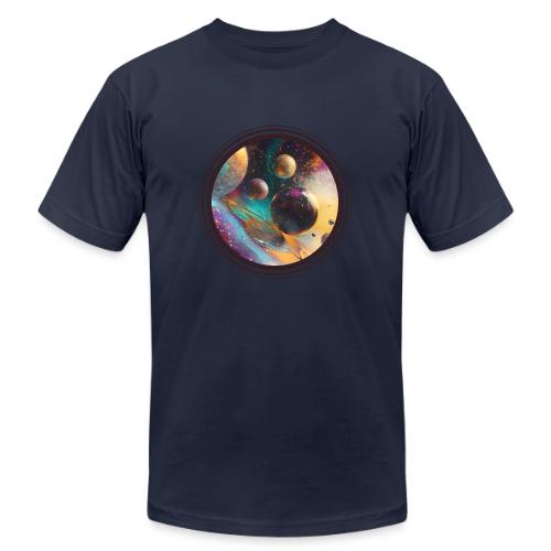 Planets in the Abstract - Unisex Jersey T-Shirt by Bella + Canvas