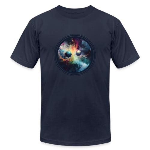 Chaotic Color Planets - Unisex Jersey T-Shirt by Bella + Canvas