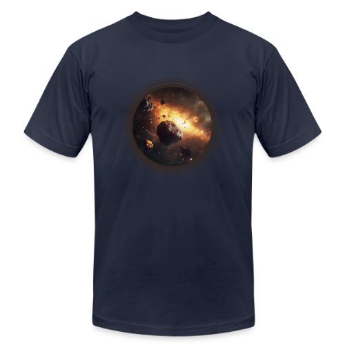Asteroids Drift - Unisex Jersey T-Shirt by Bella + Canvas