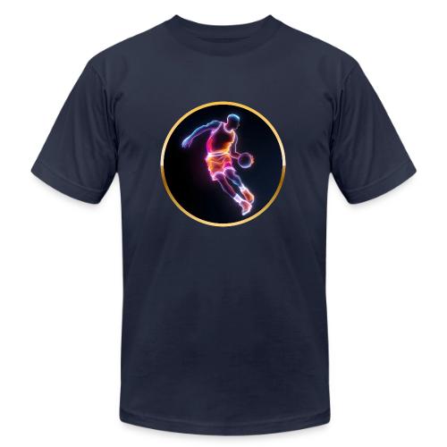 Neon Basketball Player - Unisex Jersey T-Shirt by Bella + Canvas
