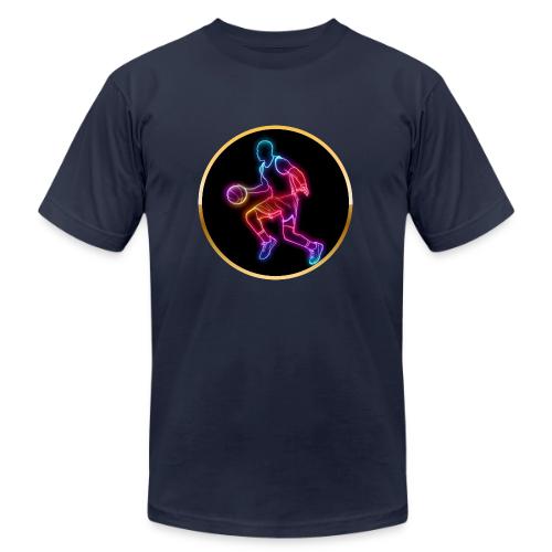 Basketball: Neon Dribble Pulse - Unisex Jersey T-Shirt by Bella + Canvas