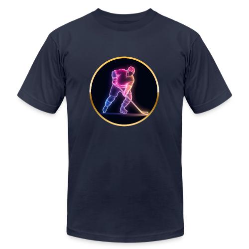Hockey: Neon Ice Rush - Unisex Jersey T-Shirt by Bella + Canvas