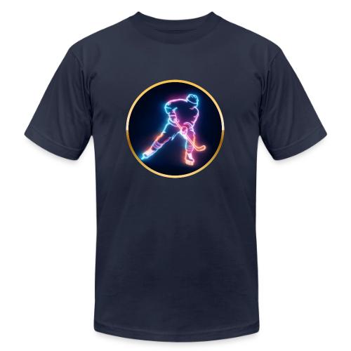 Golden Neon Hockey - Unisex Jersey T-Shirt by Bella + Canvas