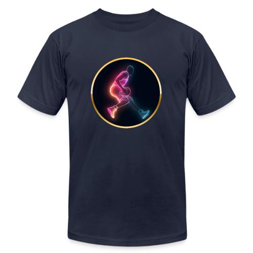 Basketball: Golden Court Glow - Unisex Jersey T-Shirt by Bella + Canvas