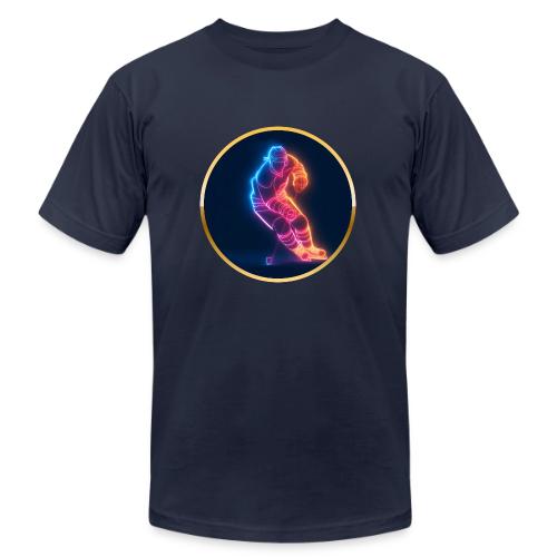 Hockey: Neon Hockey Sketch - Unisex Jersey T-Shirt by Bella + Canvas