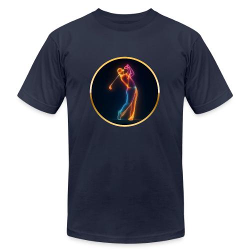 Neon Golf Motion - Unisex Jersey T-Shirt by Bella + Canvas