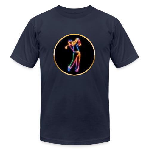 Golf: Spectrum Swing - Unisex Jersey T-Shirt by Bella + Canvas