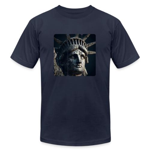USA: Liberty in Shadows - Unisex Jersey T-Shirt by Bella + Canvas