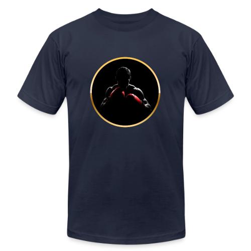 Boxing: Crimson Gloves Fighter - Unisex Jersey T-Shirt by Bella + Canvas