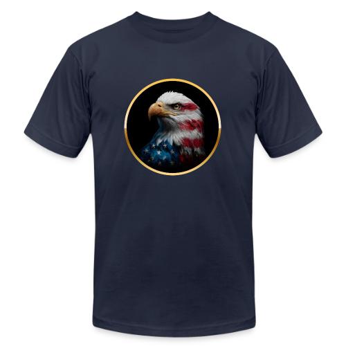 USA: Liberty Emblem - Unisex Jersey T-Shirt by Bella + Canvas