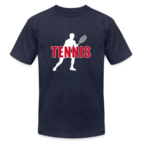 Red Court Tennis - Unisex Jersey T-Shirt by Bella + Canvas