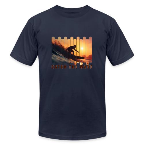 Surfing: Catch the Wave - Unisex Jersey T-Shirt by Bella + Canvas