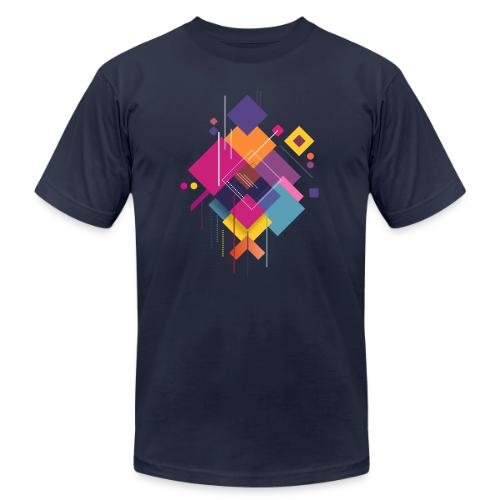 Vibrant Geometry - Unisex Jersey T-Shirt by Bella + Canvas