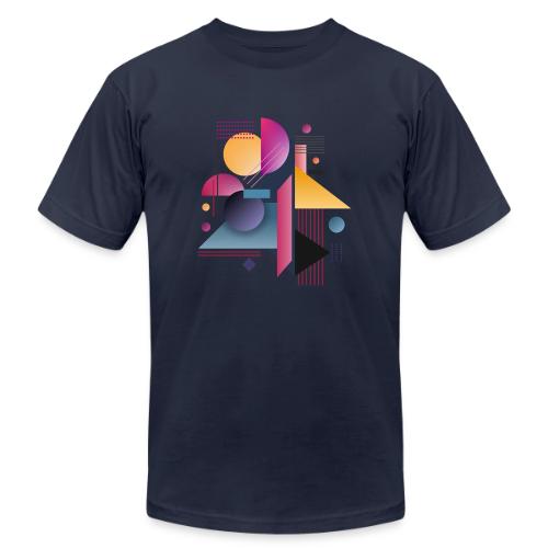 Color Pulse Geometry - Unisex Jersey T-Shirt by Bella + Canvas