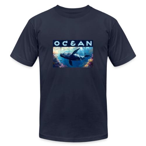 Ocean: Majestic Deep - Unisex Jersey T-Shirt by Bella + Canvas
