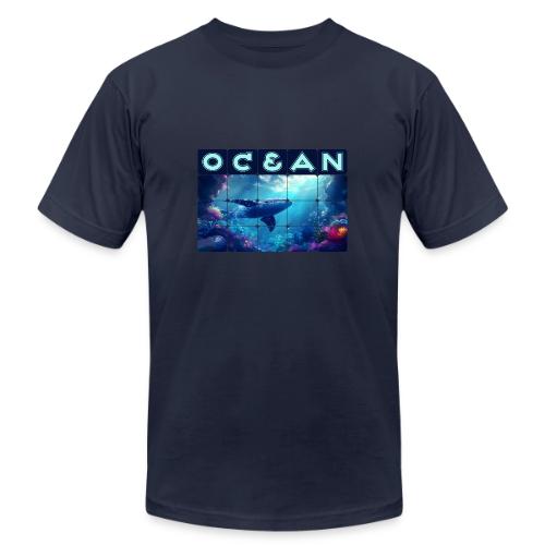Ocean: Whale’s Path - Unisex Jersey T-Shirt by Bella + Canvas