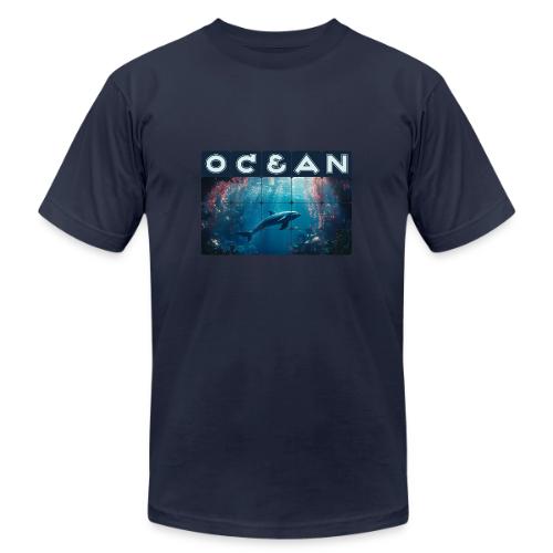 Ocean: Blue Grace - Unisex Jersey T-Shirt by Bella + Canvas