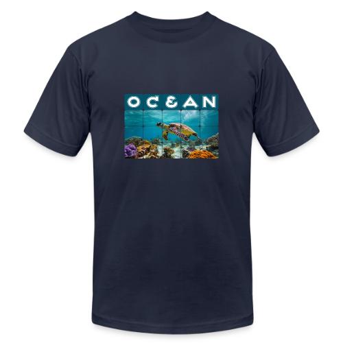 Ocean: Gentle Voyager - Unisex Jersey T-Shirt by Bella + Canvas