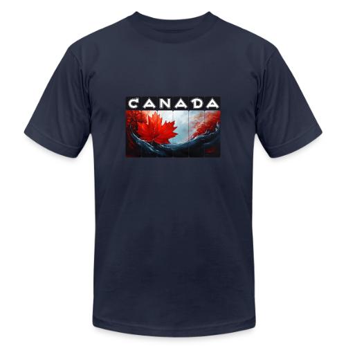Canada Icon in Color - Unisex Jersey T-Shirt by Bella + Canvas