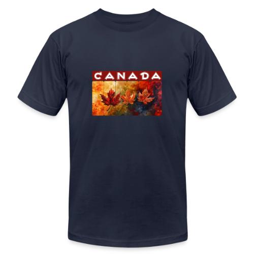 Painted Canada Leaves - Unisex Jersey T-Shirt by Bella + Canvas