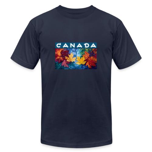 Canada in Brushstrokes - Unisex Jersey T-Shirt by Bella + Canvas