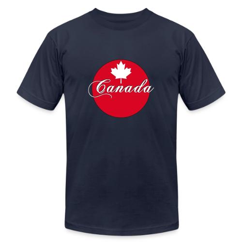 Canada in red and white - Unisex Jersey T-Shirt by Bella + Canvas