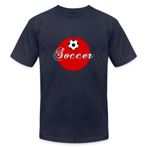 Soccer: Goal Circle - Unisex Jersey T-Shirt by Bella + Canvas