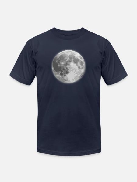 Lune - T-shirt unisexe Bella + Canvas - marine