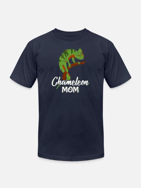 Chameleon Mom - Unisex Jersey T-Shirt by Bella + Canvas - navy