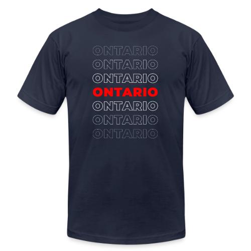 Ontario Outline - Unisex Jersey T-Shirt by Bella + Canvas