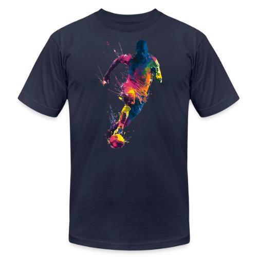 Soccer: Kick of Colors - Unisex Jersey T-Shirt by Bella + Canvas