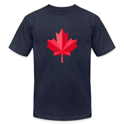 Canadian red maple leaf - Unisex Jersey T-Shirt by Bella + Canvas