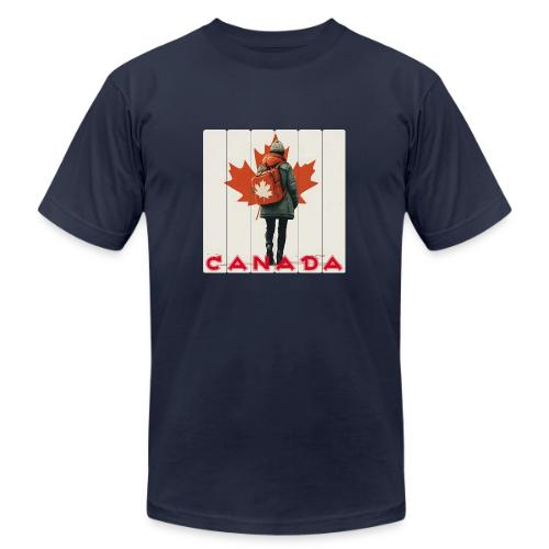 Canada: Proud Canadian Woman - Unisex Jersey T-Shirt by Bella + Canvas