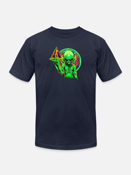 IlluminET171 - Unisex Jersey T-Shirt by Bella + Canvas - navy