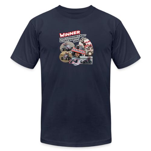 Luke Hall - Eldora Speedway FFN#1 Design 2 - Unisex Jersey T-Shirt by Bella + Canvas