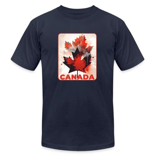 Canada Inked Leaf - Unisex Jersey T-Shirt by Bella + Canvas