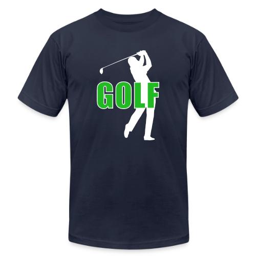 Golf: Classic Golf Motion - Unisex Jersey T-Shirt by Bella + Canvas