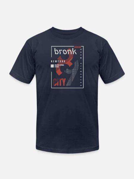 Basic T shirt - Unisex Jersey T-Shirt by Bella + Canvas - navy