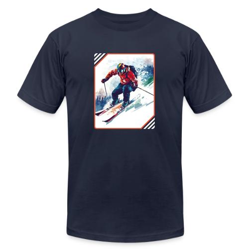 Skiing is Life - Unisex Jersey T-Shirt by Bella + Canvas