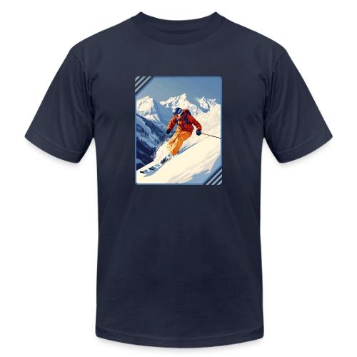 Mountain Skiing Vibes - Unisex Jersey T-Shirt by Bella + Canvas