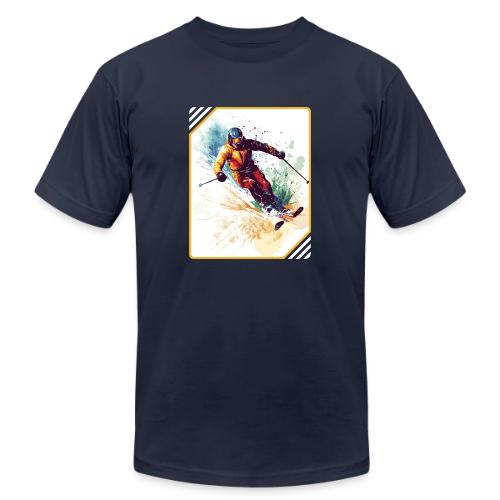 Winter Skiing Escape - Unisex Jersey T-Shirt by Bella + Canvas