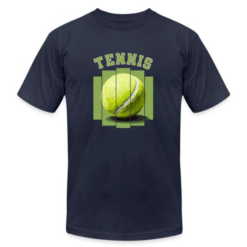 Tennis Minimal - Unisex Jersey T-Shirt by Bella + Canvas