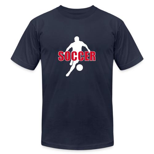 Power Kick Soccer - Unisex Jersey T-Shirt by Bella + Canvas
