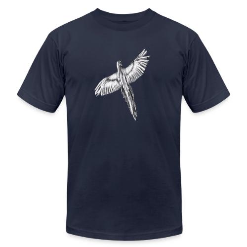 Flying parrot - Unisex Jersey T-Shirt by Bella + Canvas