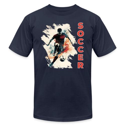 Soccer Blaze - Unisex Jersey T-Shirt by Bella + Canvas