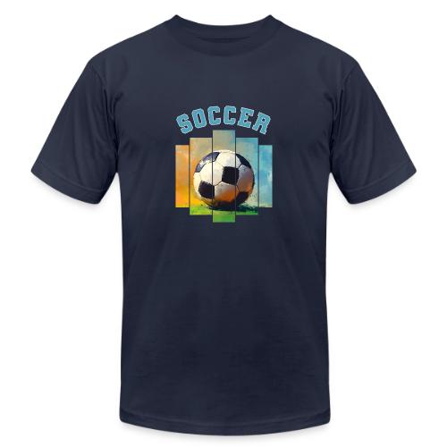 Soccer Ball Vibes - Unisex Jersey T-Shirt by Bella + Canvas